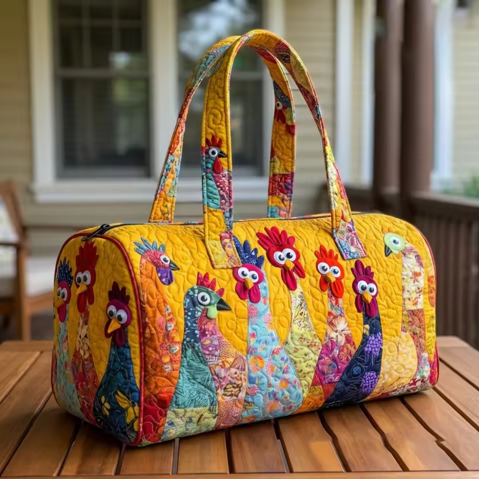 Caroline | Sac de voyage souple fait main – sac de voyage souple motif Caroline