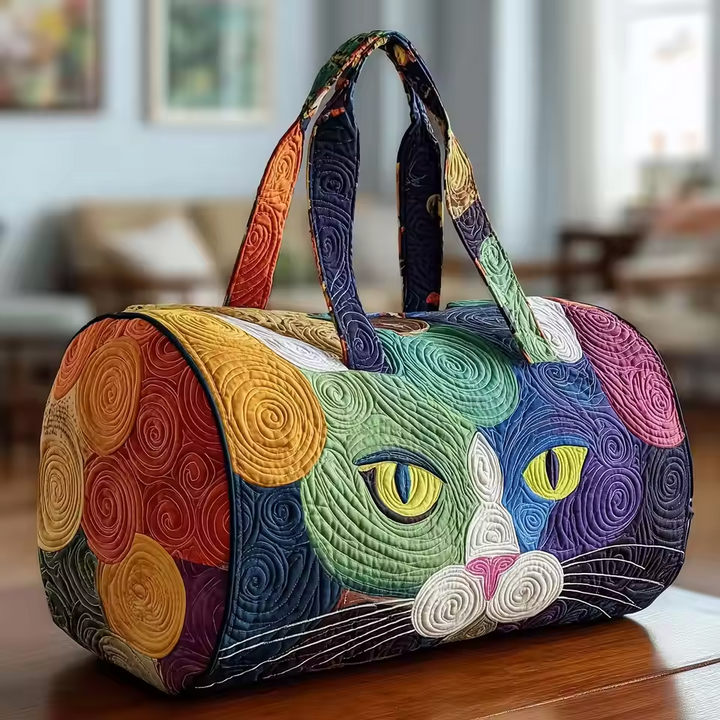 Océane | Sac de voyage souple fait main – sac de voyage souple motif bord de mer