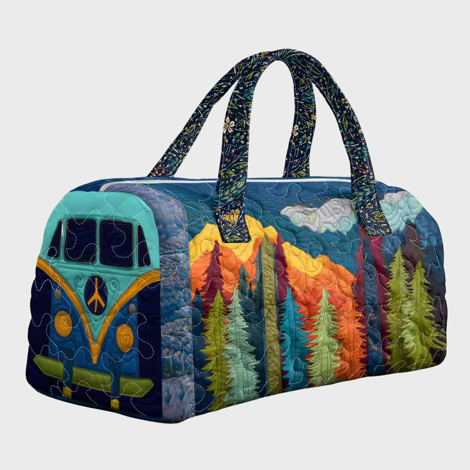 Noémie | Sac de voyage souple fait main – sac de voyage souple motif Noémie, vue 2