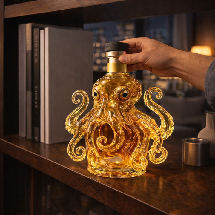 Bouteille de Whisky - Édition Poulpe