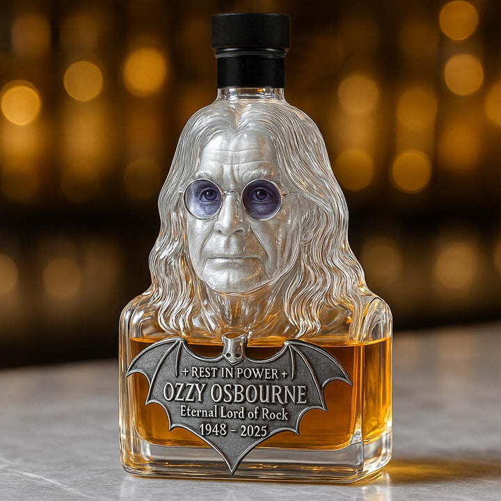 Bouteille de Whisky "Immortalisée dans le Verre"
