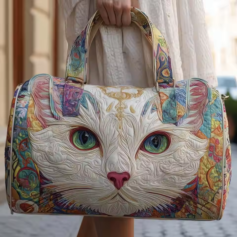 Roxane | Sac de voyage souple fait main – sac de voyage souple motif Roxane