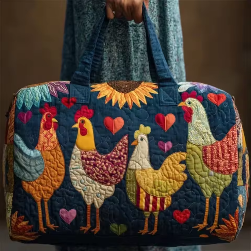 Éléonore | Sac de voyage souple fait main – sac de voyage souple motif Éléonore
