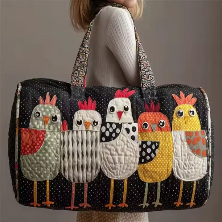 Sarah | Sac de voyage souple fait main – sac de voyage souple motif Sarah