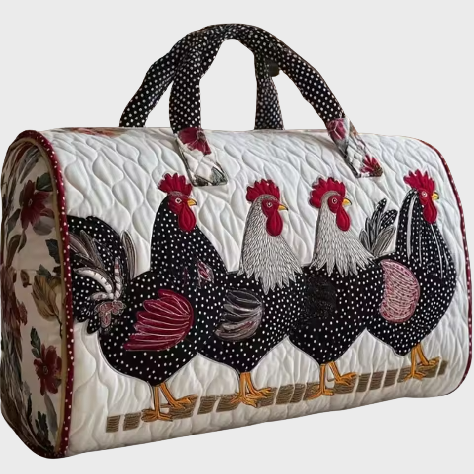 Lucie | Sac de voyage souple fait main – sac de voyage souple motif Lucie, vue 2