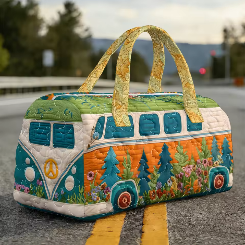 Manon | Sac de voyage souple fait main – sac de voyage souple motif Manon
