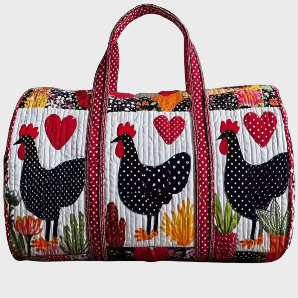Angélique | Sac de voyage souple fait main – sac de voyage souple motif Angélique, vue 2