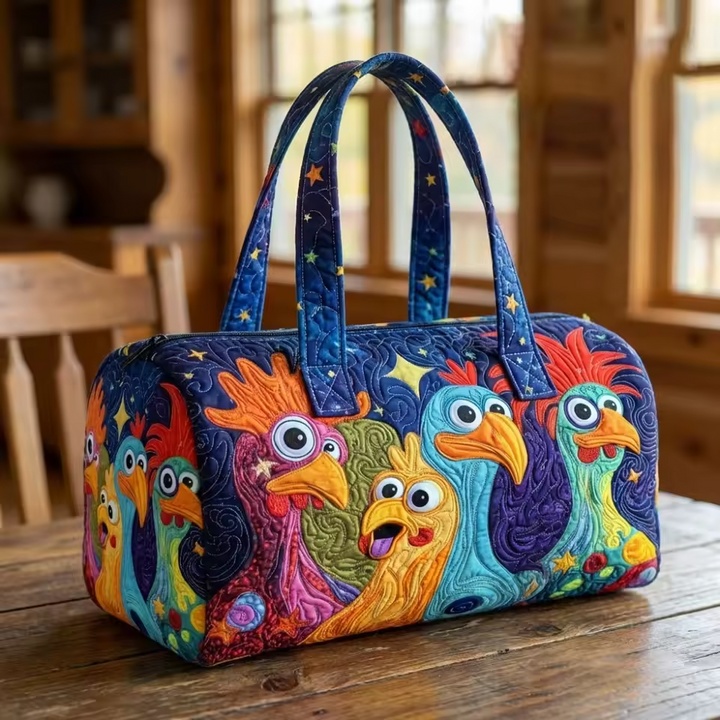 Lise | Sac de voyage souple fait main – sac de voyage souple motif Lise