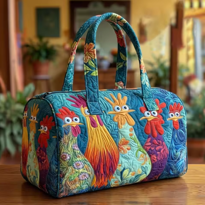 Éva | Sac de voyage souple fait main – sac de voyage souple motif Éva