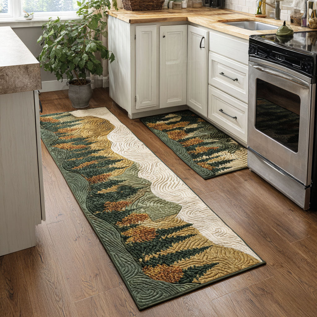 Tapis de cuisine antidérapant – Paysage alpin
