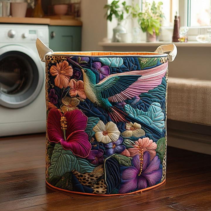 Panier à linge matelassé – Colibri – vue 1