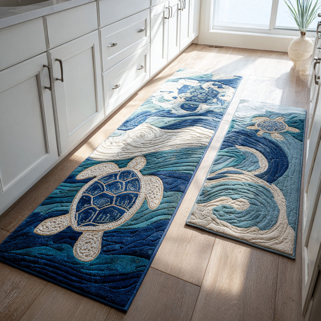 Tapis de cuisine antidérapant – Eau paisible