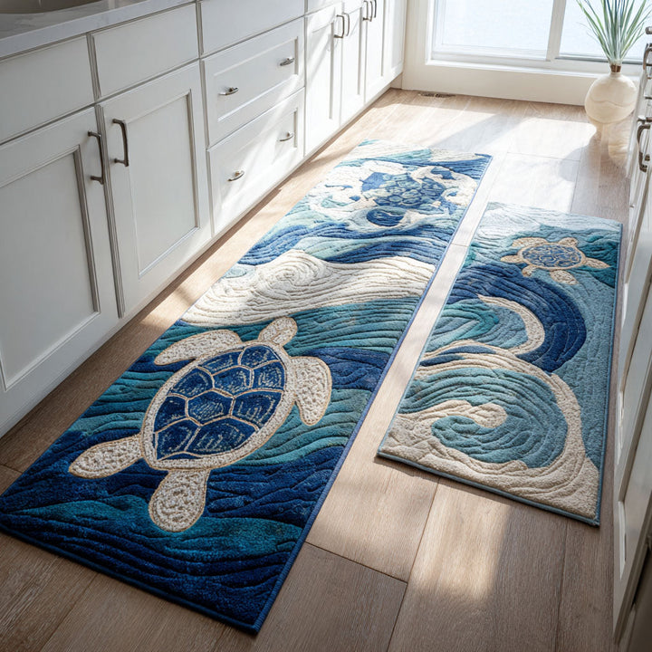 Tapis de cuisine antidérapant – Eau paisible