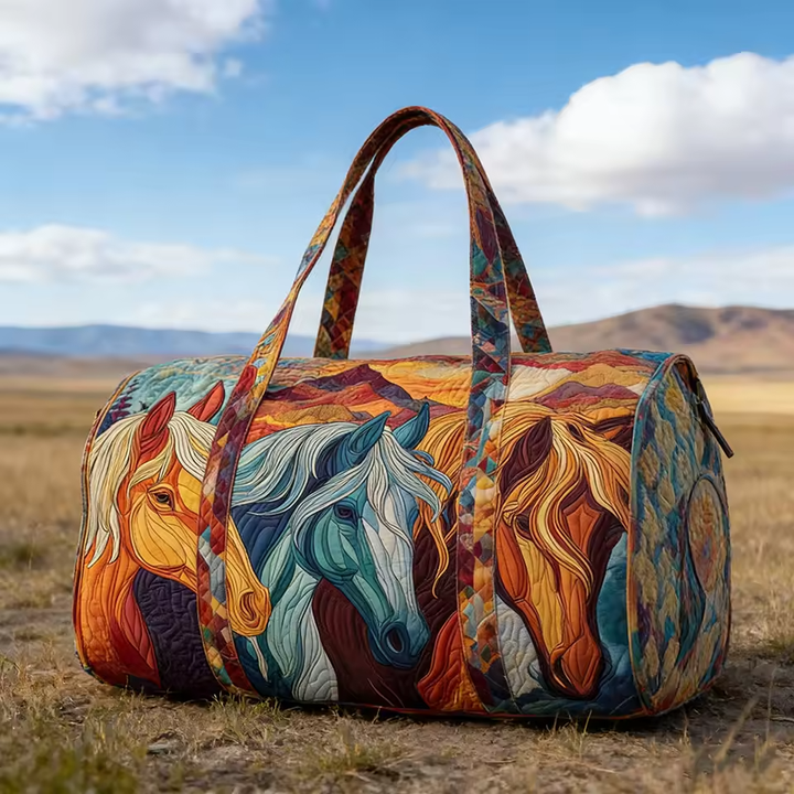 Anne | Sac de voyage souple fait main – sac de voyage souple motif Anne