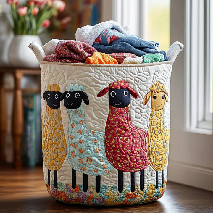 Panier à linge matelassé – Forme de mouton – vue 5