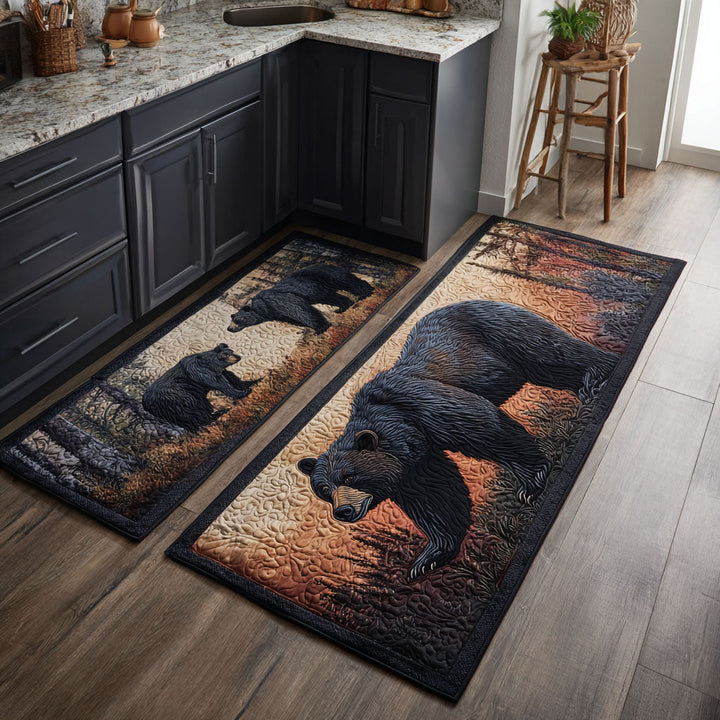 Tapis de cuisine antidérapant – Refuge de l’ours