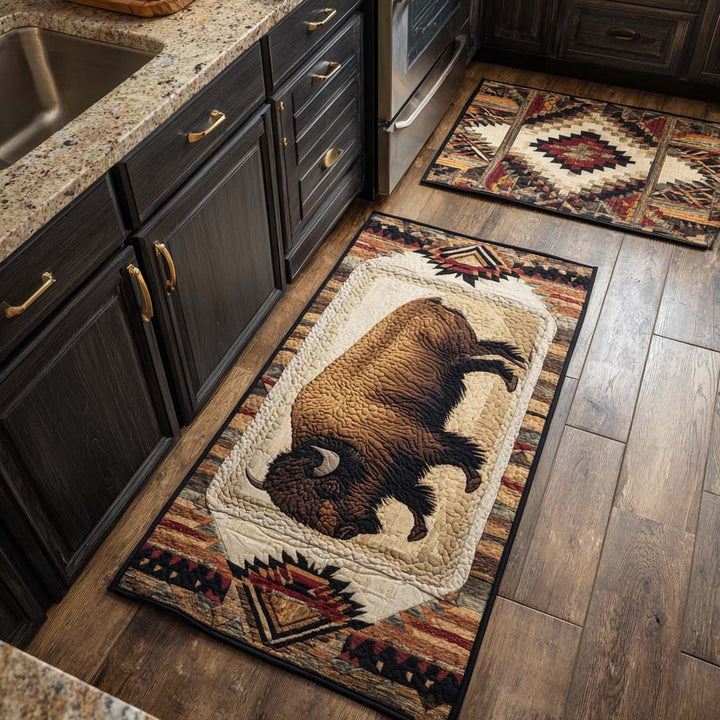 Tapis de cuisine antidérapant – Inspiration amérindienne