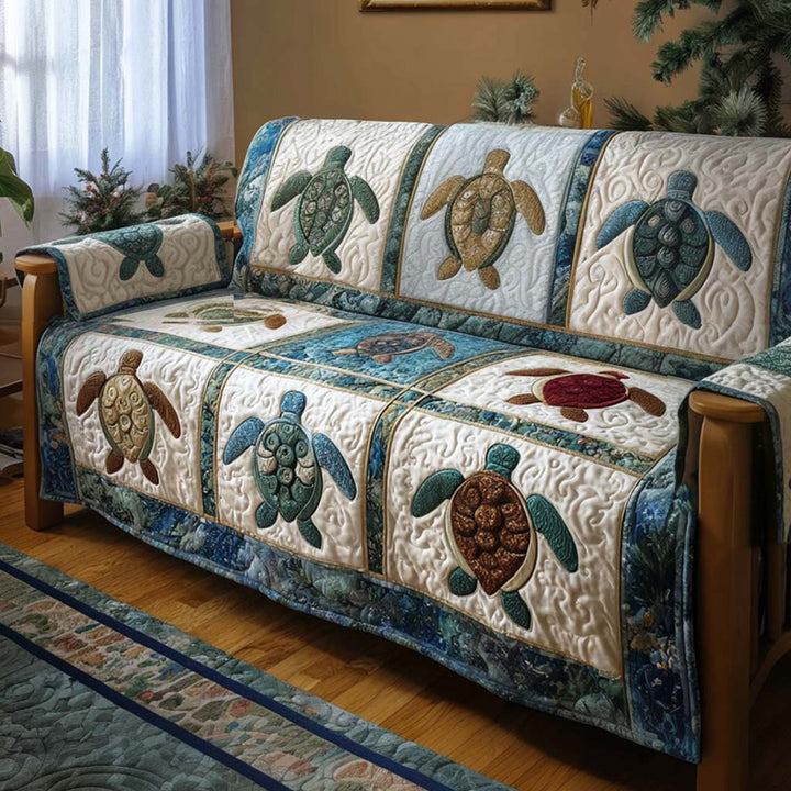 Housse de canapé matelassée – Tortue