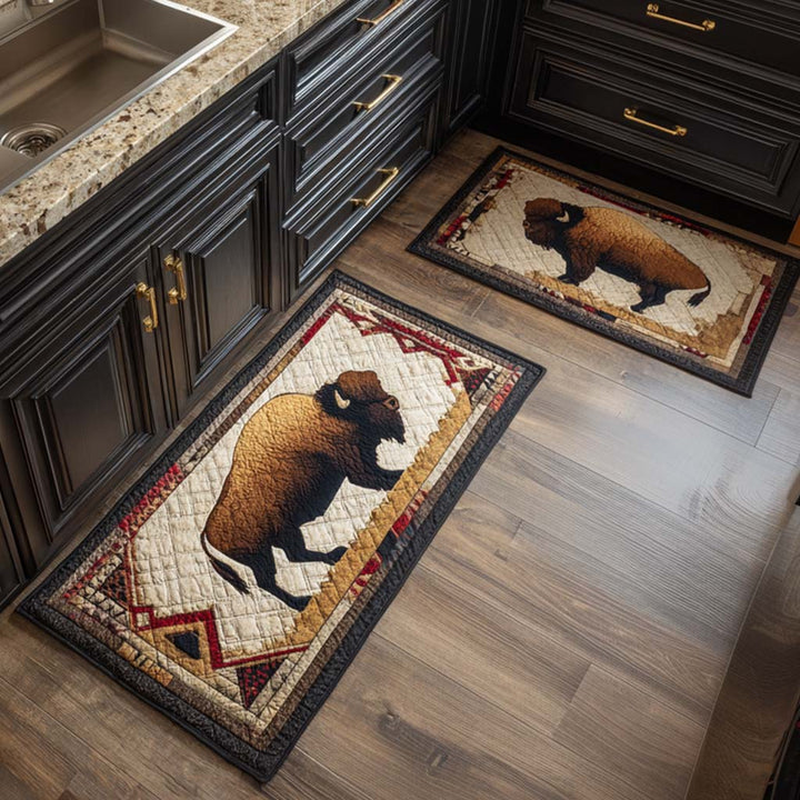 Tapis de cuisine antidérapant – Inspiration amérindienne