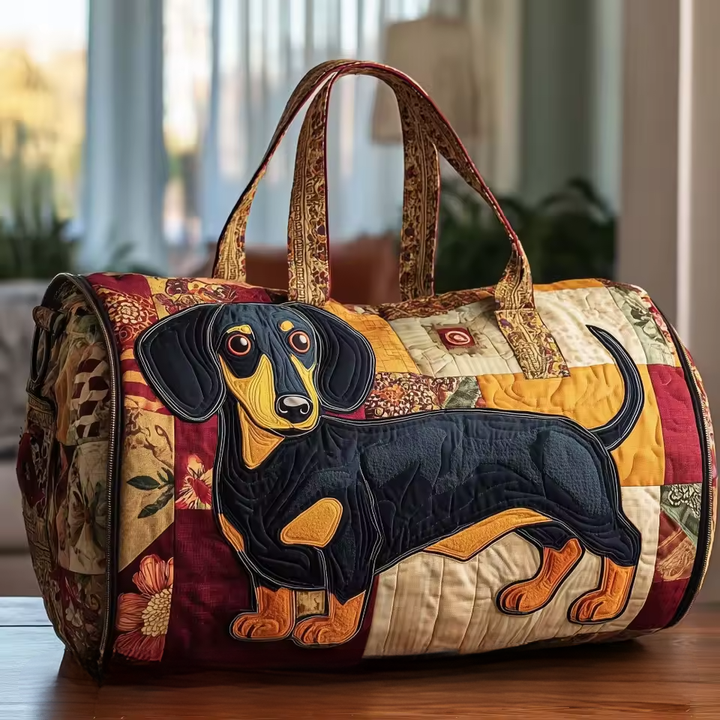 Laurine | Sac de voyage souple fait main – sac de voyage souple motif Laurine