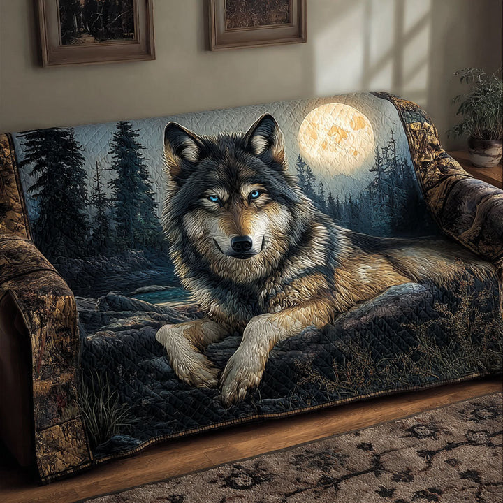 Housse de canapé matelassée – Loup