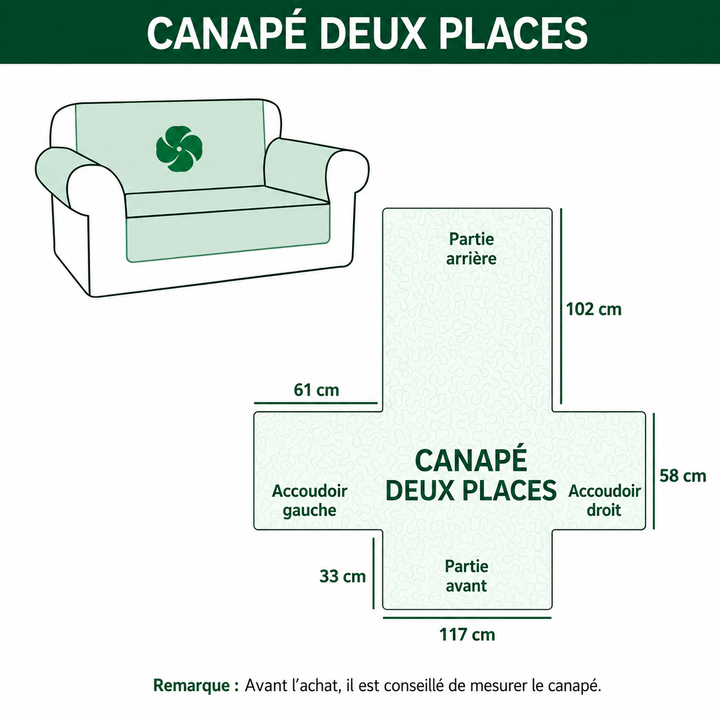 Housse de canapé matelassée – Bonhomme en pain d’épices – image 4