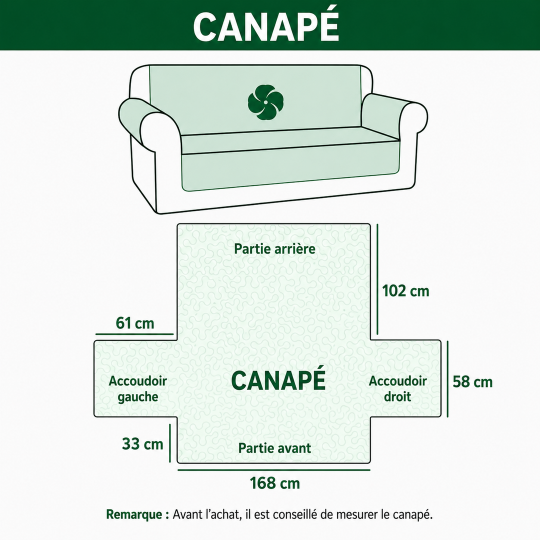 Housse de canapé matelassée – Bonhomme en pain d’épices – image 5
