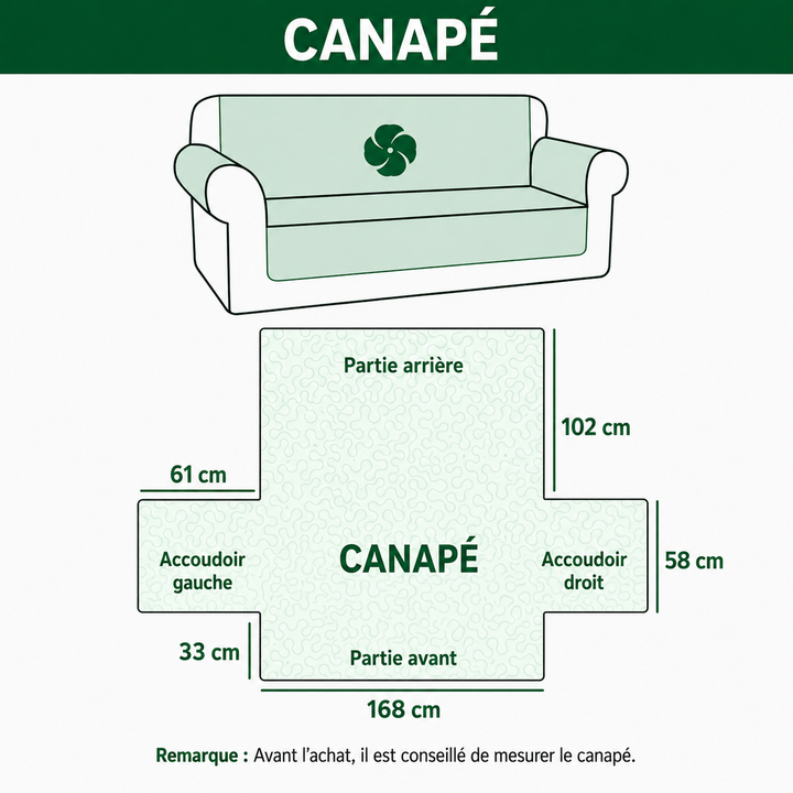 Housse de canapé matelassée – Bonhomme en pain d’épices – image 5