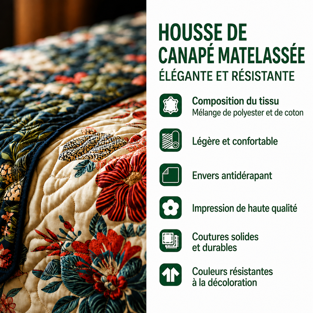 Housse de canapé matelassée – Bonhomme en pain d’épices – image 7