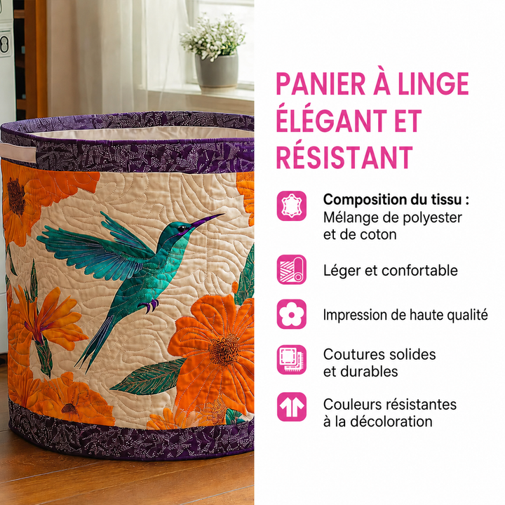 Panier à linge matelassé – Chat chaleureux – vue 2