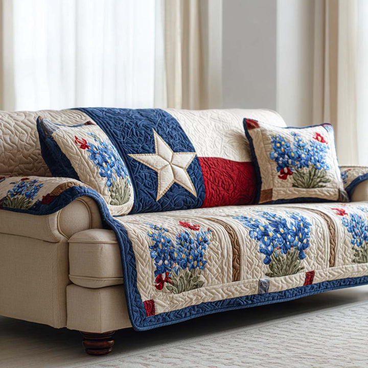 Housse de canapé matelassée – Style américain