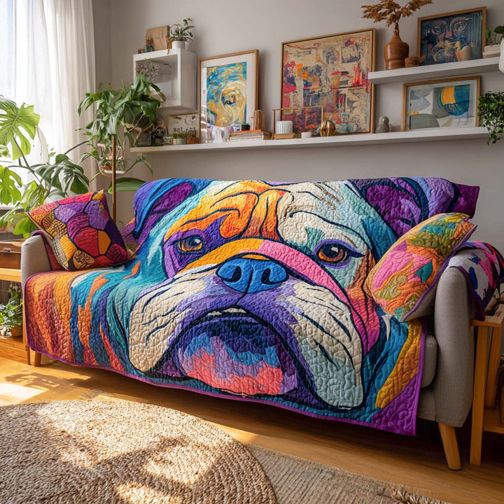 Housse de canapé matelassée – Bulldog