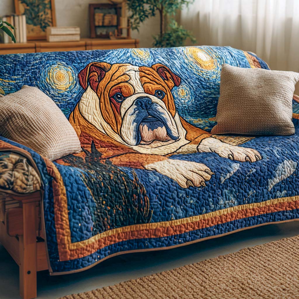 Housse de canapé matelassée – Bulldog