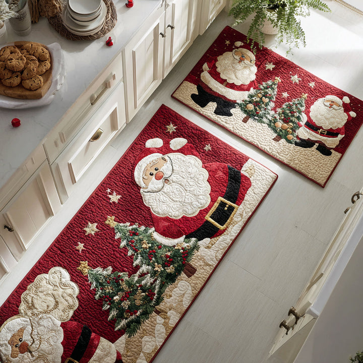 Tapis de cuisine antidérapant – Père Noël