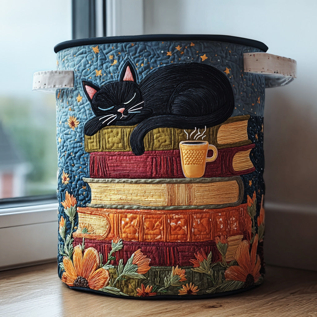 Panier à linge matelassé – Forme de chat – vue 1