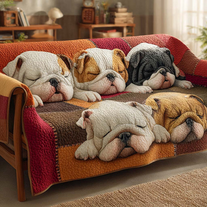 Housse de canapé matelassée – Bulldog