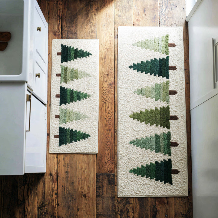 Tapis de cuisine antidérapant – Sapin et lumières