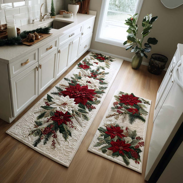 Tapis de cuisine antidérapant – Noël classique