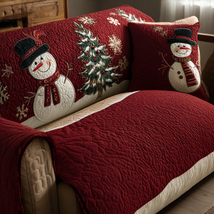 Housse de canapé matelassée – Motif de Noël – image 10
