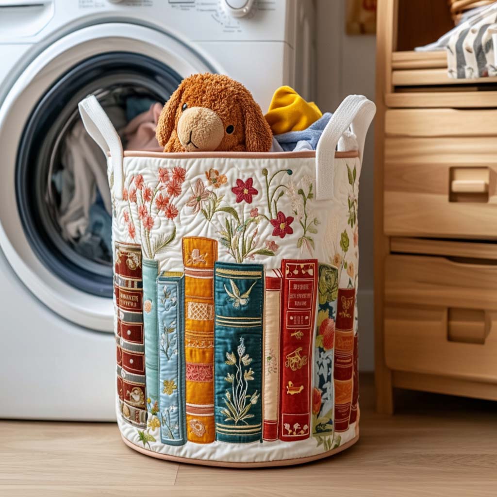 Panier à linge matelassé – Style classique – vue 1