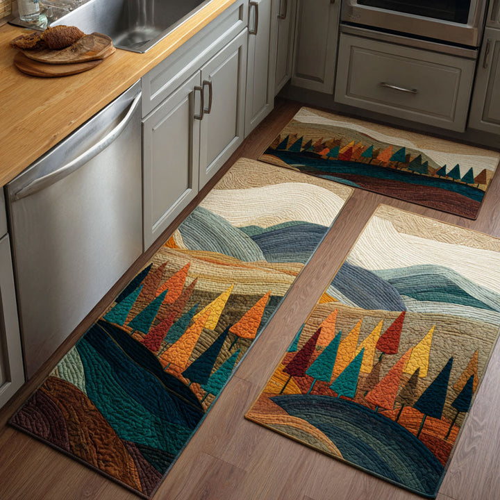 Tapis de cuisine antidérapant – Clairière en forêt