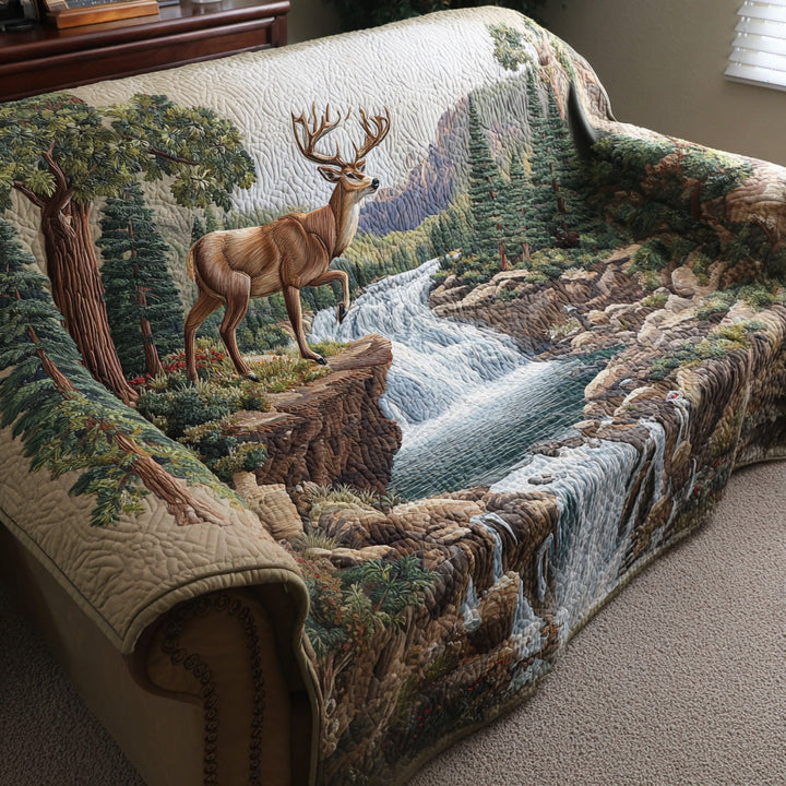 Housse de canapé matelassée – Motif forêt – image 10