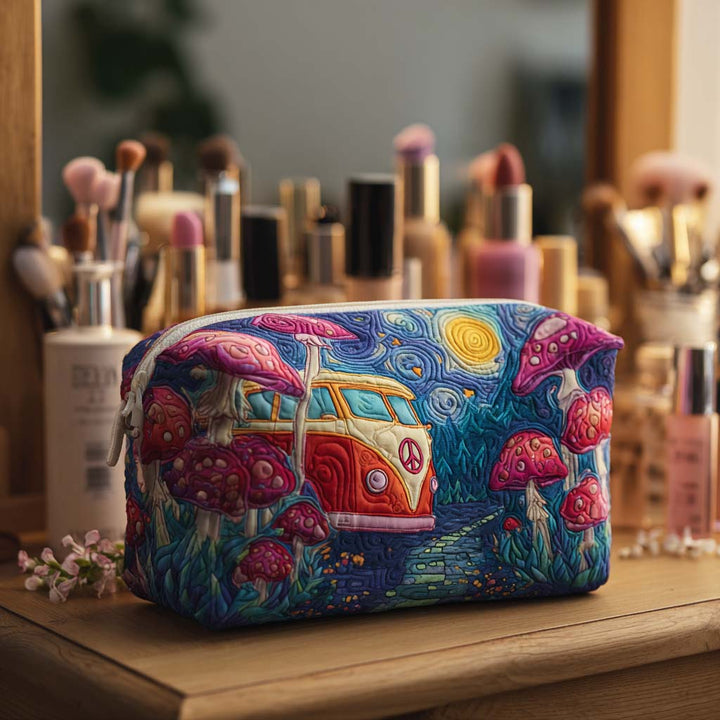 Trousse de maquillage matelassée voyage galactique – vue 1 – Maria Milano