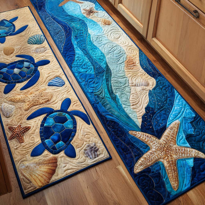 Tapis de cuisine antidérapant – Tortue gracieuse