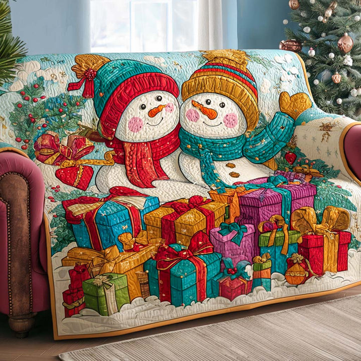 Housse de canapé matelassée – Motif de Noël