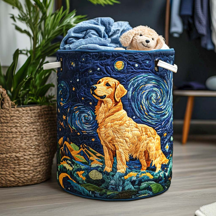 Panier à linge matelassé – Golden Retriever – vue 5