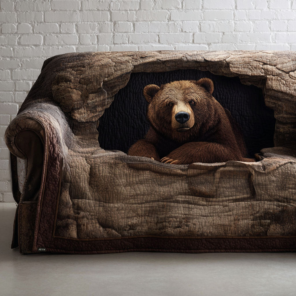 Housse de canapé matelassée – Grizzly – image 1