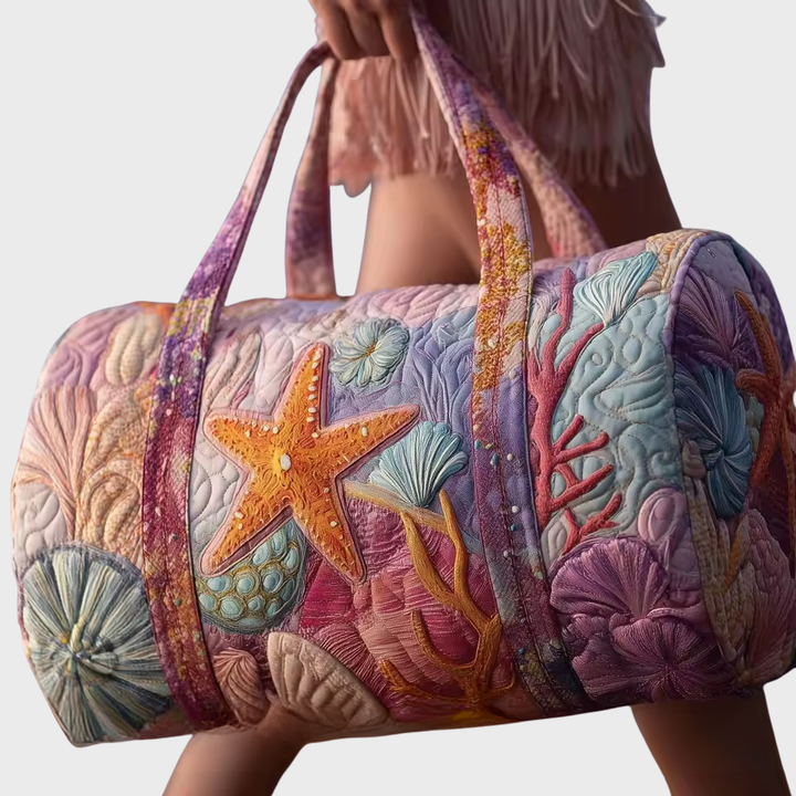 Élodie | Sac de voyage souple fait main – sac de voyage souple motif Élodie, vue 2