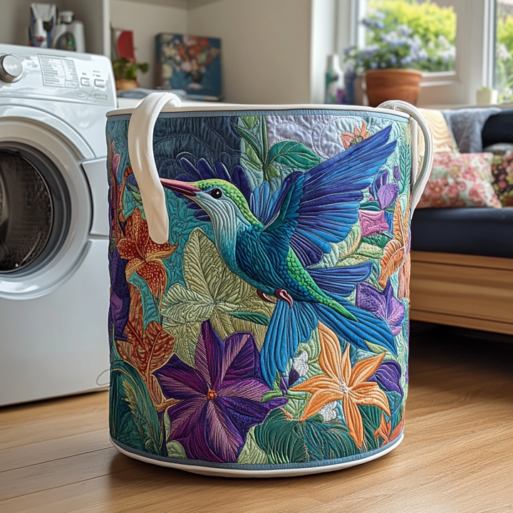 Panier à linge matelassé – Colibri – vue 1