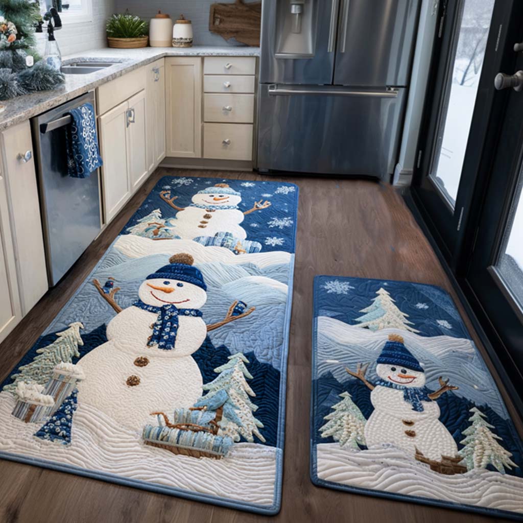 Tapis de cuisine antidérapant – Noël
